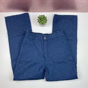 Nasty Gal Blue Denim Quilted Jeans Women Size 8